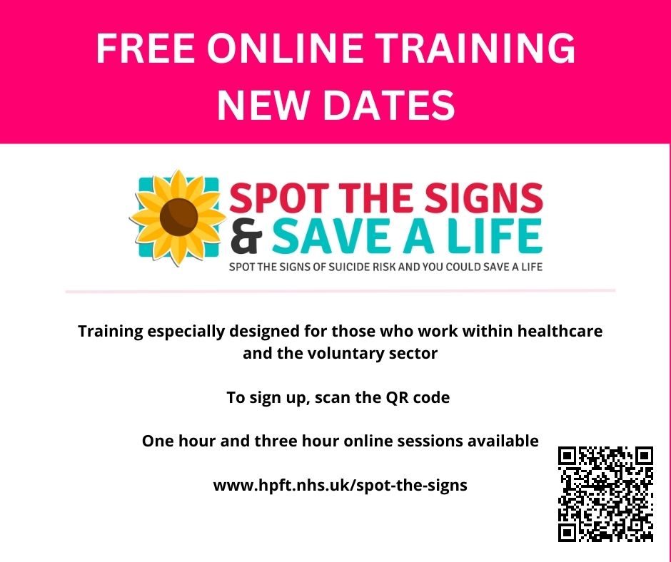 SpotSignSuicide's tweet photo. Spot the signs of those who are struggling and learn how you can help.

#suicideawareness   #stressawareness https://t.co/0FIowr19qG