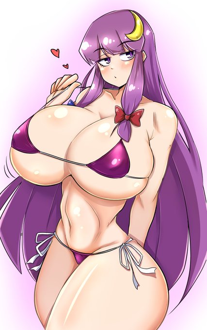 久しぶりにお題箱から
マイクロビキニverパチェ 