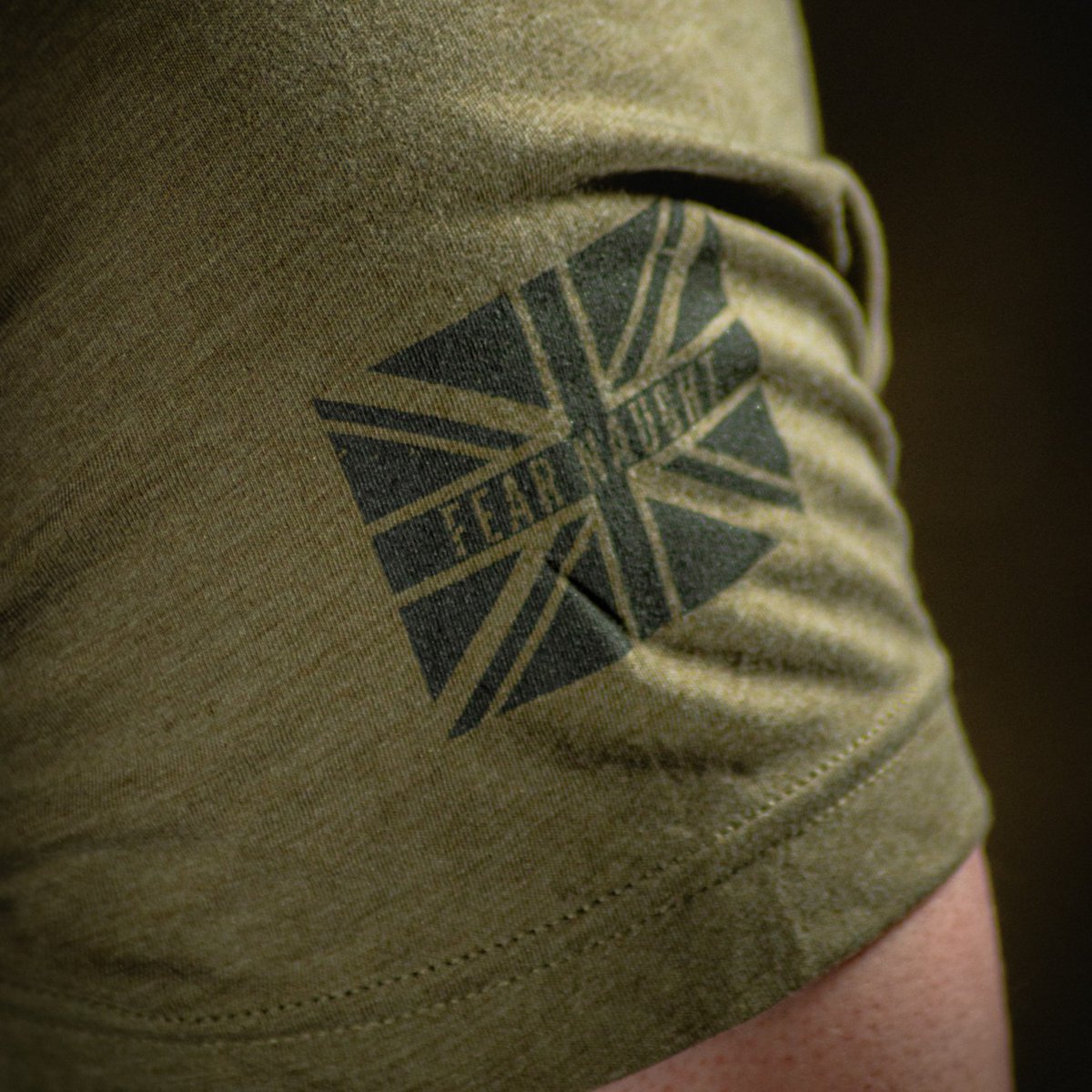 FearNaughtUK's tweet photo. Have you got your limited edition FEAR NAUGHT Olive T-Shirt One? 

Grab yours while stocks last! 

Shop now 👉 https://t.co/aacZ0be7Sw https://t.co/CXDBUnotUL