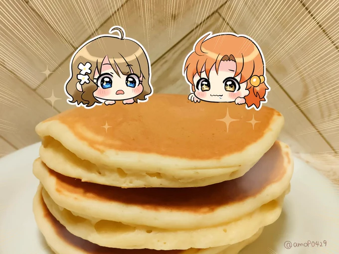焼くたびに描いてる気がする2人#矢吹可奈 #周防桃子 