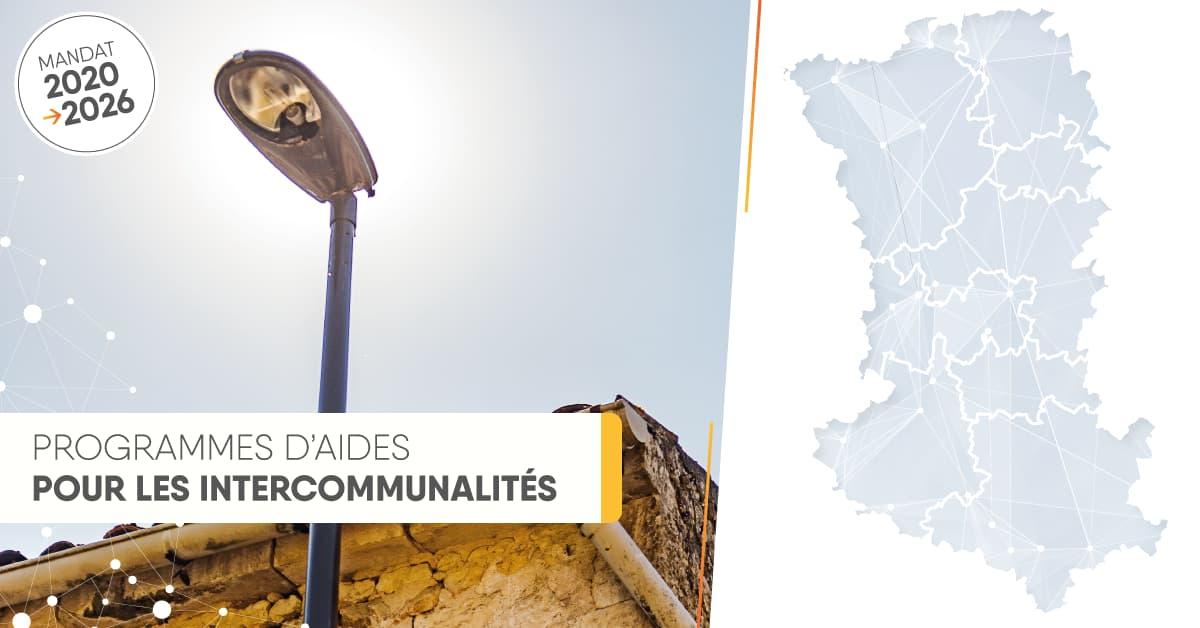 Les intercommunalités adhérentes au SIEDS peuvent bénéficier d'aides financières via divers programmes :

✔️ Programme d'accompagnement aux intercommunalités
✔️Programme éclairage public

👉 sieds.fr/financement-tr…