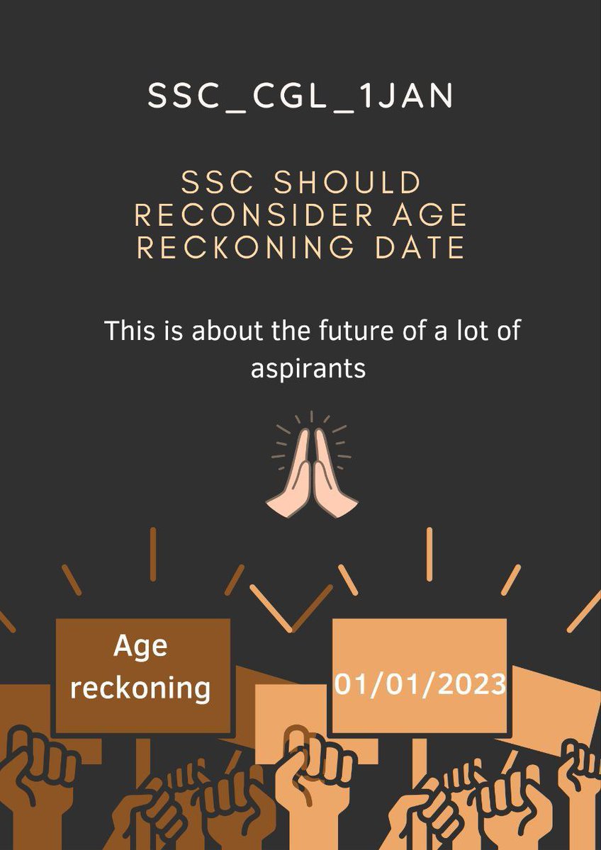 SSC_CGL_1JAN's tweet photo. The SSC CGL exam is a test of both knowledge and aptitude. Changing the age reckoning date to 1st Jan 2023 will ensure that aspirants are selected based on their abilities and not their age. @ssc_official__ @DoPTGoI @PMOIndia @RaMoSirOfficial #SSC_CGL_1JAN https://t.co/QAIKxWh9T7
