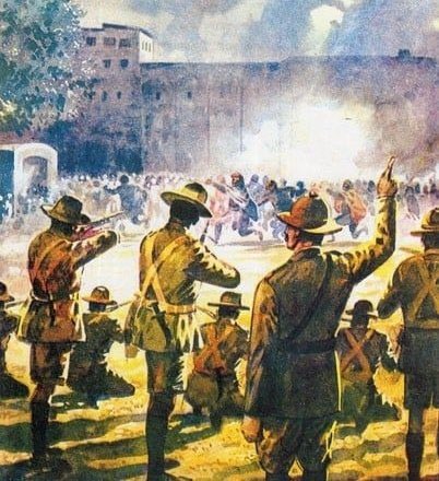 ReRootlife's tweet image. On this day, year 1919 cruelty like never heard before was done on innocent Indian people who paid the price of gathering with their lives . 

This massacre marked an important turn in India’s struggle for freedom. 

#JalianwalaBagh #