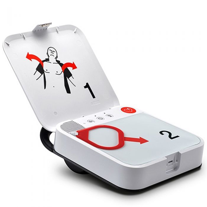 owenmorgs's tweet photo. Asking a lot from the twittersphere lately but here's another #defib related request: Any tips/thoughts (other than £££) on using the @StrykerEC owned Physio Control #Lifepak CR2 #AED & Trainer? @MaestegCFR's @RevGeraint parish has been gifted one. #CFR #CPR #FREC #FPOS #EMS https://t.co/D5JeqDsw17