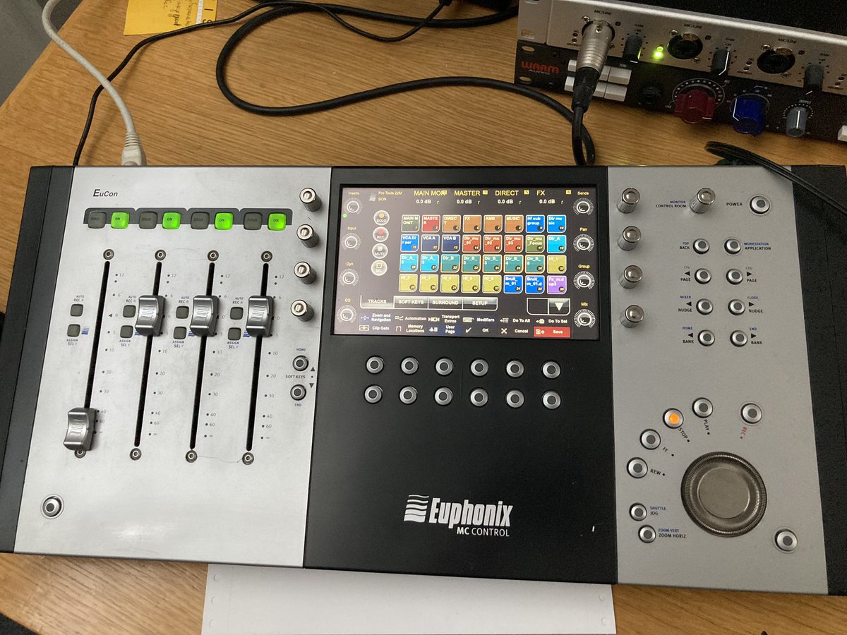 T_m__H's tweet photo. AGAINST ALL ODDS. 
Euphonix mc control on PT 2022.12 and EUCON 4.10 works great! 
2008! https://t.co/3w8AMxPZZZ