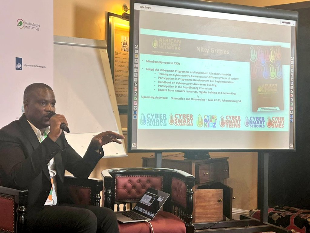 "Cyber security is no longer a matter for IT professionals only, it's for all of us.

#AfricaBeCyberSmart #DRIF2023 <a href="/Afrocybersmart/">African Cybersmart Network</a>