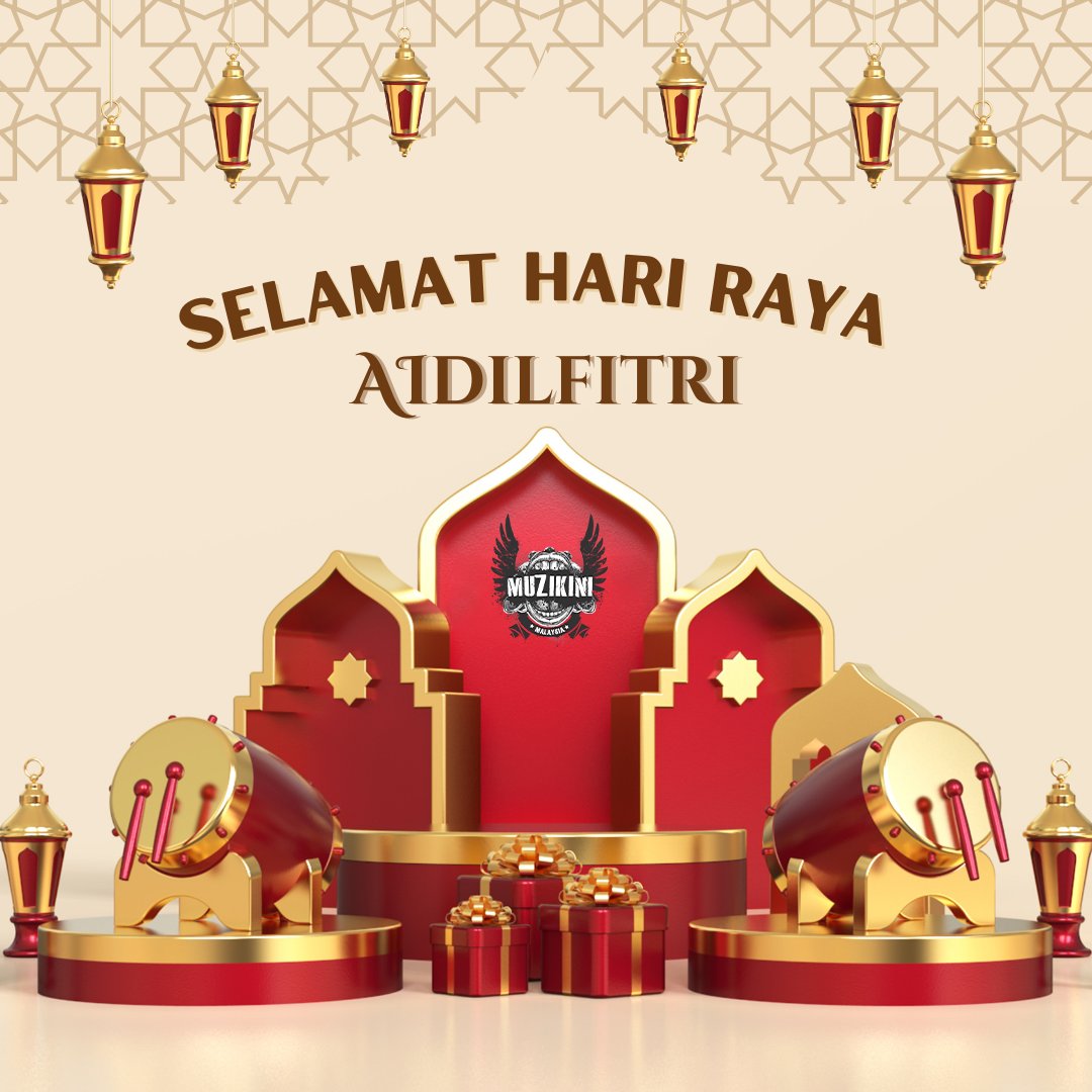 Kami ingin mengucapkan Selamat Hari Raya Aidilfitri kepada semua. Semoga syawal tahun ini membawa ketenangan kepada semua.🤲

#Muzikini #SalamAidilfitri #Syawal2023 #MaafZahirBatin #syukur #indah #bahagia #islam #malaysia