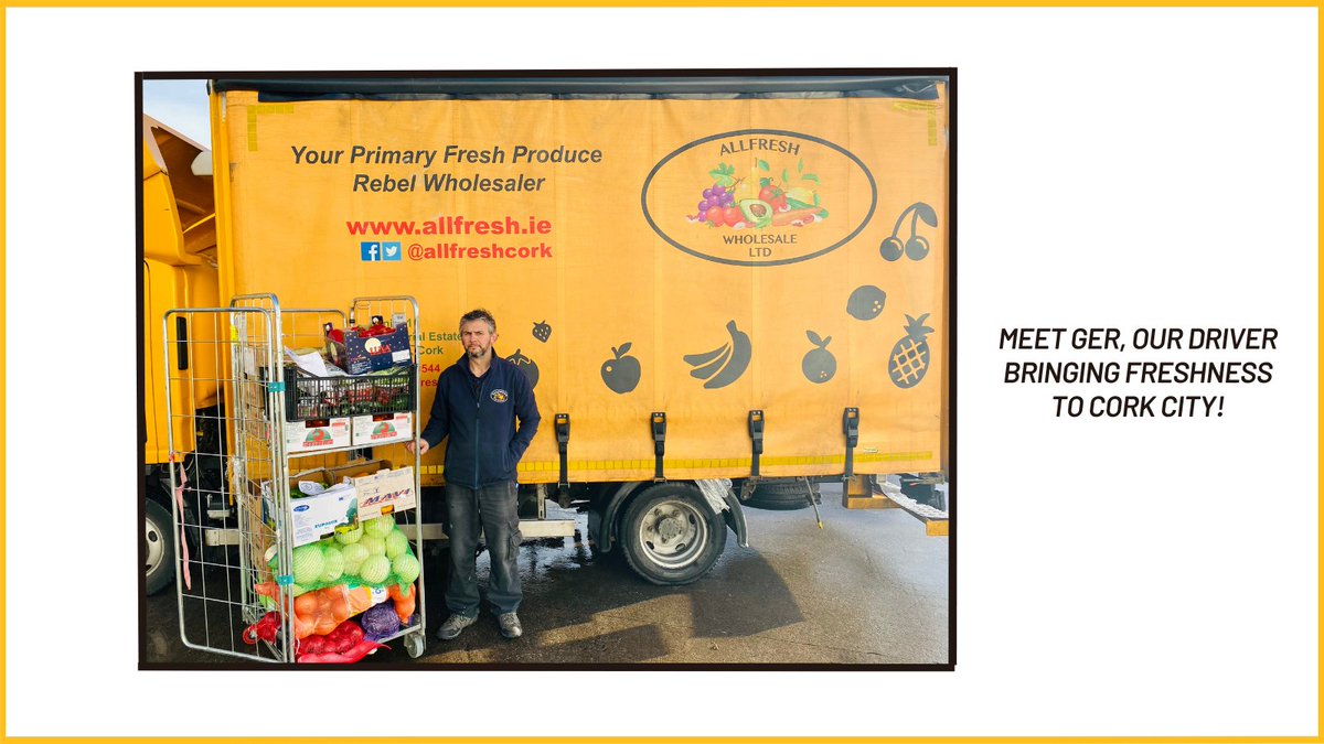 We're in awe of our amazing delivery driver Ger! Our delivery drivers works tirelessly every day to bring you the freshest produce possible, no matter what the weather or time of day. #driverappreciation #supportlocal #Ireland #Cork