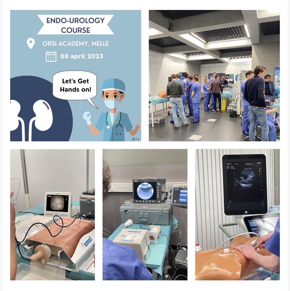 SamedGmbh's tweet photo. A great day in the @orsiacademy! Endo-Urology Hands On course for young professionals and EST-S1 Exam. Very well organized by ESRU Belgium @esru_be. 
#TrainYourTeam #urology #training #TUR #PNL #URS #endoscopy https://t.co/A4Fuqki4Vt