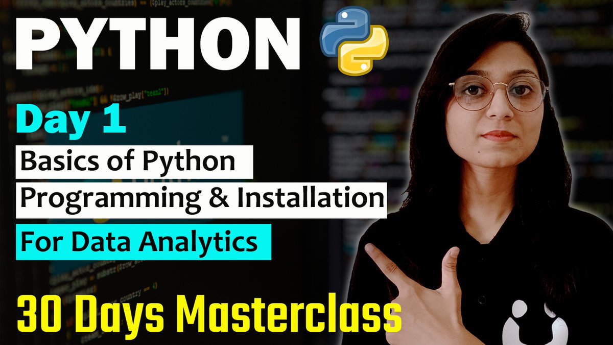The_iScale's tweet photo. ‼️ Free Python Programming Live Master Class-Day 01 | Beginners to Advance | End to End Project
👇🏻
https://t.co/yFr7K0LZEm

For Daily Updates Join WhatsApp- https://t.co/MNUfti6lYo

Free 30 Days Data Analyst, Python LIVE Class, Fill Registration Form ⤵️-
https://t.co/KnhLbvrn7a https://t.co/v2N6INUmB8