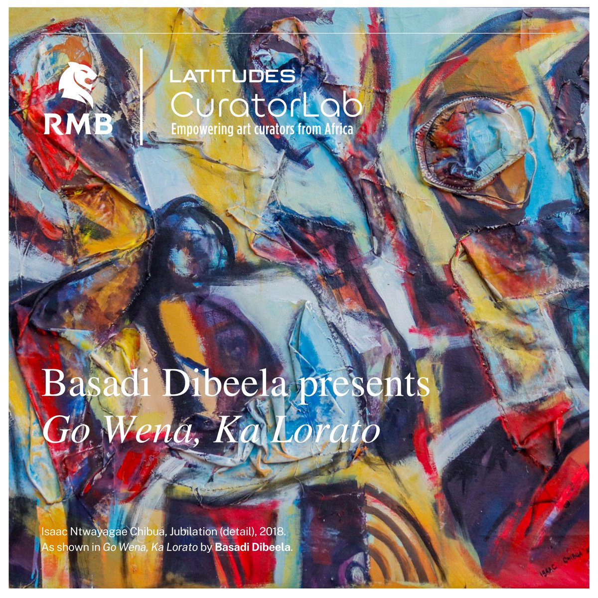 latitudesonline's tweet photo. #LatitudesCuratorLab: The exhibition, 'Go Wena, Ka Lorato (To You, With Love)' by Basadi Dibeela, invites reflections on the intricacies of memory, remembrance, imagination, and projected futures.
https://t.co/2PLnwwpZop
#LatitudesOnline #CuratorLab2023 @RMBCIB https://t.co/frw7CxD7fd
