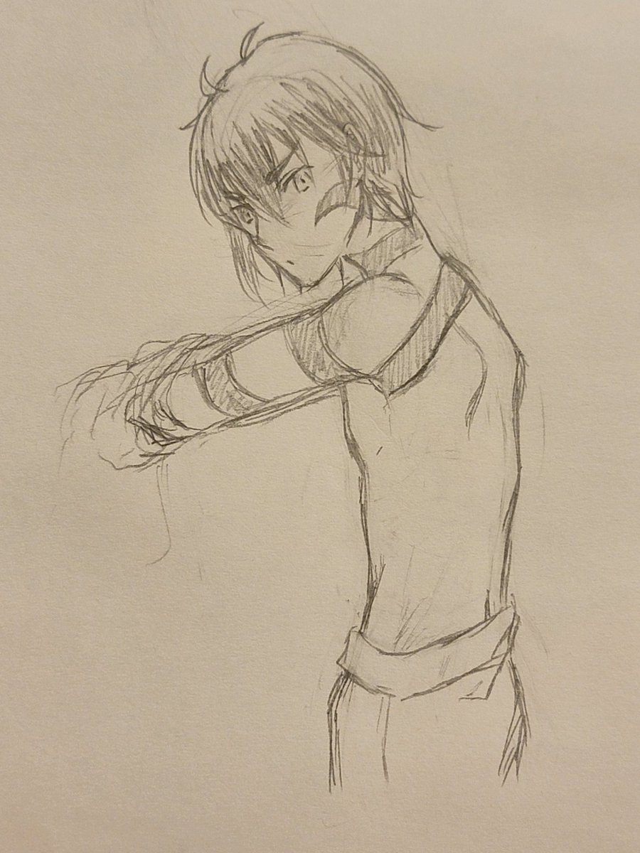 doodle of my oc jeho ✨️✨️✨️