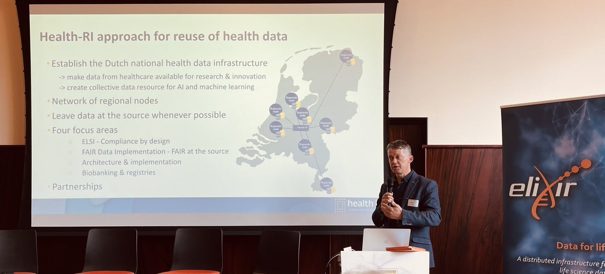 Jonathan Tedds (@jtedds) on Twitter photo Ruben Kok <a href="/DTL_nl/">Dutch Techcentre for Life Sciences</a> Director introduces <a href="/Health__RI/">Health-RI</a> at the <a href="/ELIXIREurope/">ELIXIR Europe</a> SME and Innovation Forum in Utrecht where we are exploring AI in Health Research 1/2 #elixir4innovation Ruben Kok <a href="/DTL_nl/">Dutch Techcentre for Life Sciences</a> Director introduces <a href="/Health__RI/">Health-RI</a> at the <a href="/ELIXIREurope/">ELIXIR Europe</a> SME and Innovation Forum in Utrecht where we are exploring AI in Health Research 1/2 #elixir4innovation