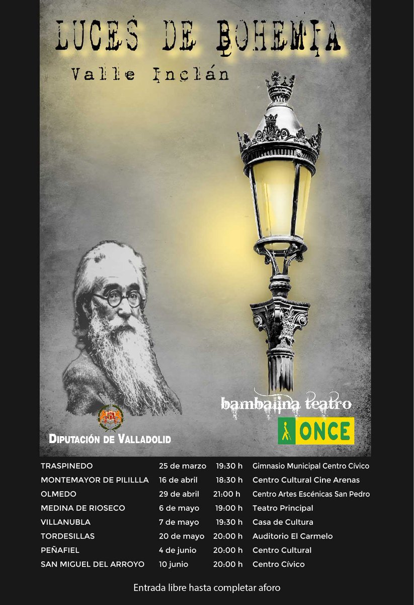 ayto_monte's tweet photo. ***TEATRO este Domingo 16_18:30 horas***
Continuamos el mes de Abril con la programación sociocultural, tras una intensa y rica Semana Santa de variadas actividades.
Esta vez, este Domingo, con más teatro, cultura, arte y "superación" con (...)
+info: https://t.co/x63D0qdyGh https://t.co/8qyNLcucHS
