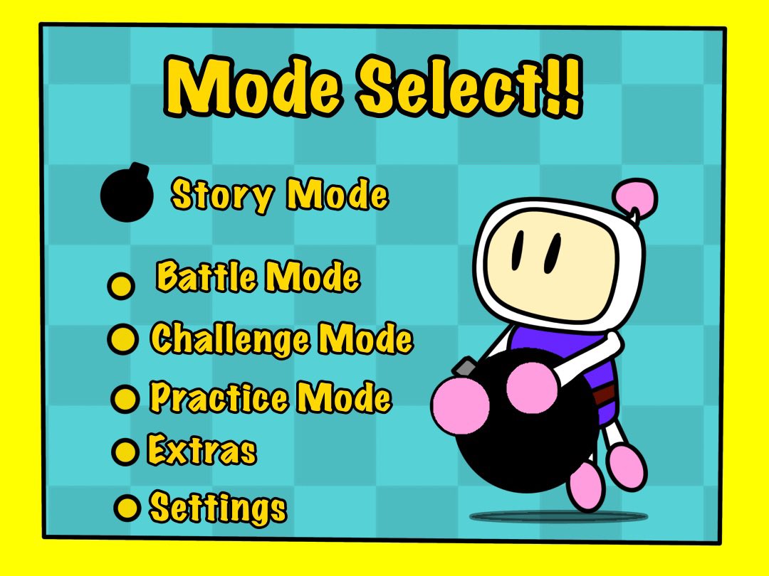 TwistyCoily's tweet photo. Main Menu concept (Panic Bomber 4) #Bustamove #PuzzleBobble #bomberman #bubblebobble #art #PanicBomber https://t.co/LRgSAbxHtJ