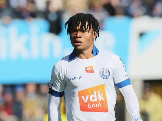 AntonioMango4's tweet photo. 🇳🇬Gift Orban
🏟️Gent

👤12 Games
⚽️14 Goals
🅰️2 Assists
⏲️958' Minutes
🕐68' Goals per game ratio

West Ham need to be vary of this young star👀 https://t.co/zbhNRRuTAY