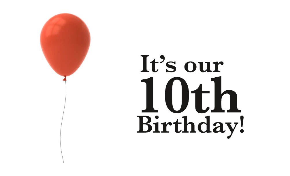 It’s our 10th birthday get a free box of wax melts with every order over £20 hubbleandbubble.0rg