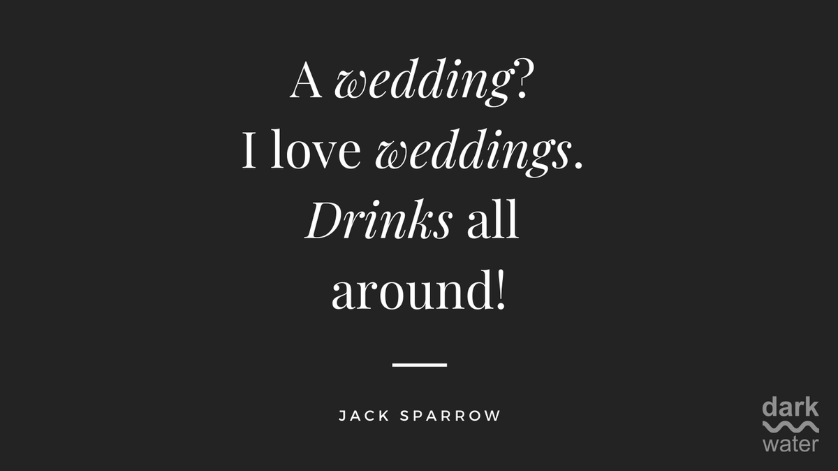 A wedding? I love weddings. Drinks all around! #mobilebars #events #rum #wedding #jacksparrow #pirates #bartenderlife #rumlovers