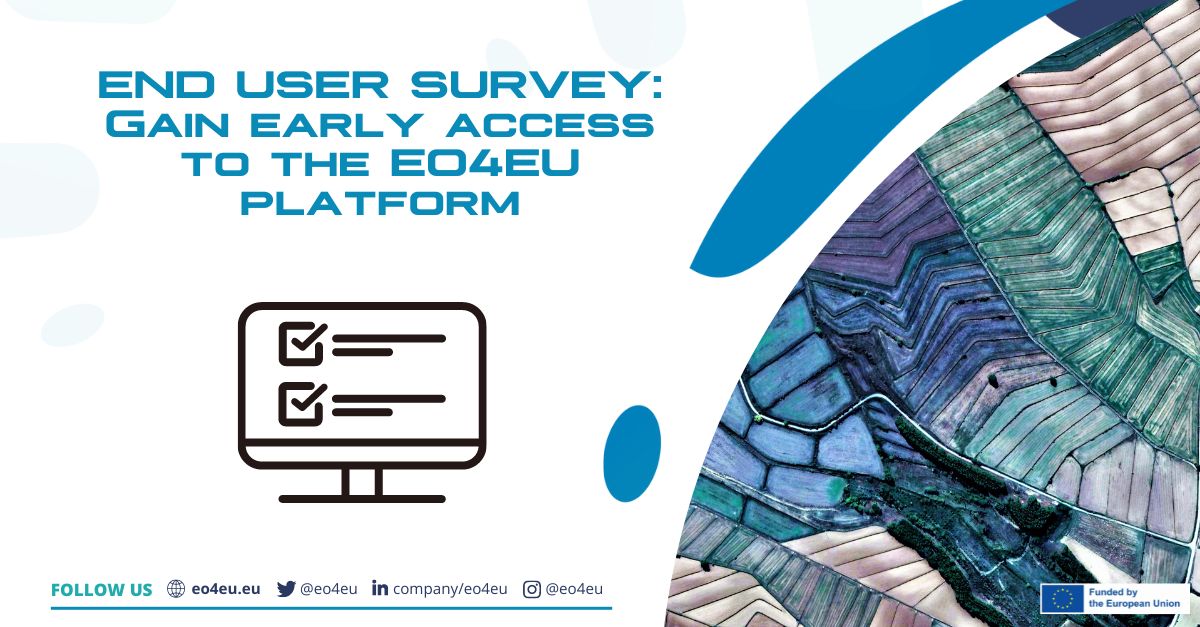 EO4EU's tweet photo. 📢Last day to get early access to the EO4EU platform!

EO4EU Platform will provide non-technical and technical users the ability to extract useful insights from #Earth Observation data.

Fill out the survey by 14 April 👉 https://t.co/WGxvs4H9nH https://t.co/Zdi5beb9Vl
