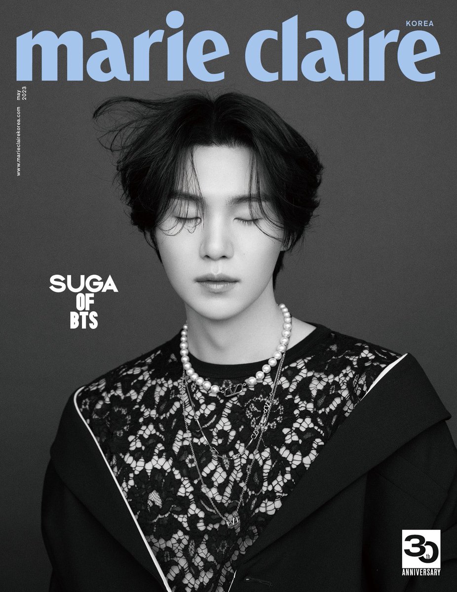 LRealwork_'s tweet photo. BTS Magazine Cover Archive(Except group version)

SUGA (Marie Claire Korea 2023.5) https://t.co/zRsTG0FQFO