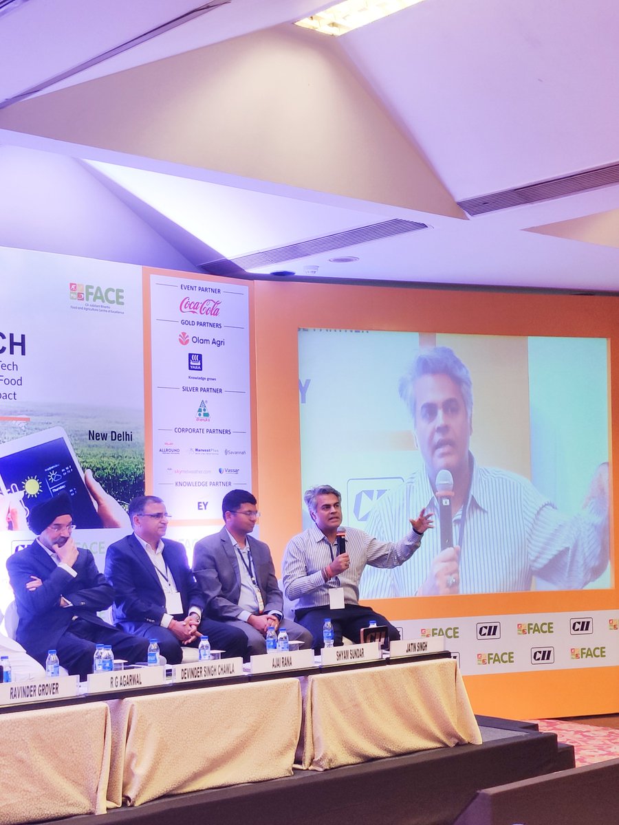 SkymetWeather's tweet photo. It gives us great honour and privilege to share that our Managing Director, Mr @JATINSKYMET, participated as a speaker at the @FollowCII Session on AgriTech - Realizing The Potential at IHC, Delhi.

#Skymet #AgriTech #AgriInput #SupplyChain #RemoteSensing #APIs #GIS https://t.co/PoxMb09ACZ