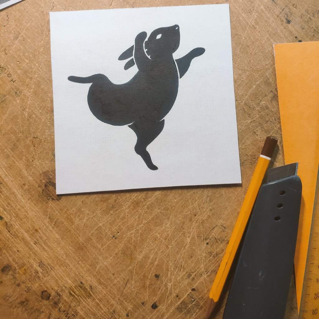 Creating a card for my friend's baby girl 😻