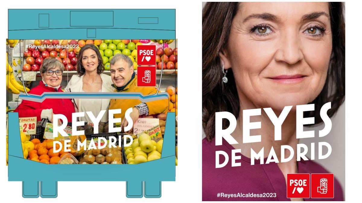 La personalización de las campañas electorales, llegó hace años para quedarse. Este 2023, se hace aún mas evidente. #compol #carteles #madrid