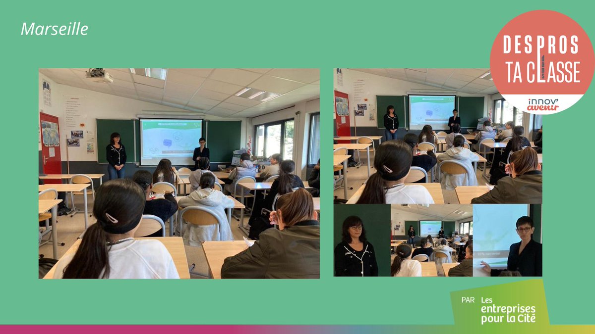 #DESPROSDANSTACLASSE Le 11.04, le binôme de pro   Odile GROSHENRY &amp; Claude MARTIN de <a href="/BNPP_PF/">BNP Paribas 𝙋𝙚𝙧𝙨𝙤𝙣𝙖𝙡 𝙁𝙞𝙣𝙖𝙣𝙘𝙚</a>  et <a href="/suez/">SUEZ</a>  intervenu au collège Edgar Quinet autour des #codes de la communication📷