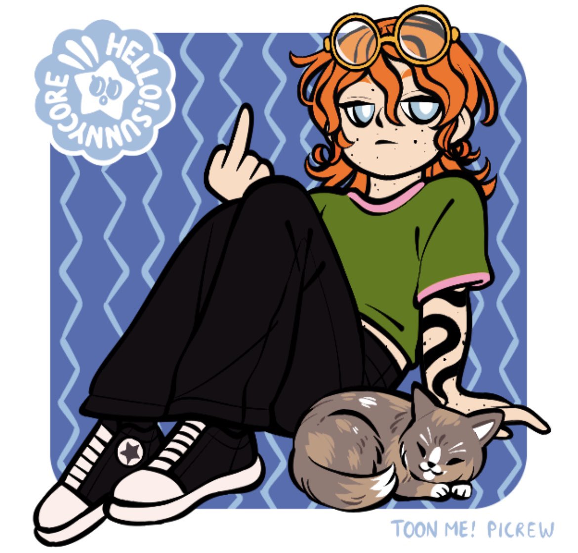nodanah's tweet photo. Me and my gf did the picrew challenge!! 
How I made her vs how she made herself: (1/2) https://t.co/CpSf7nlKbK