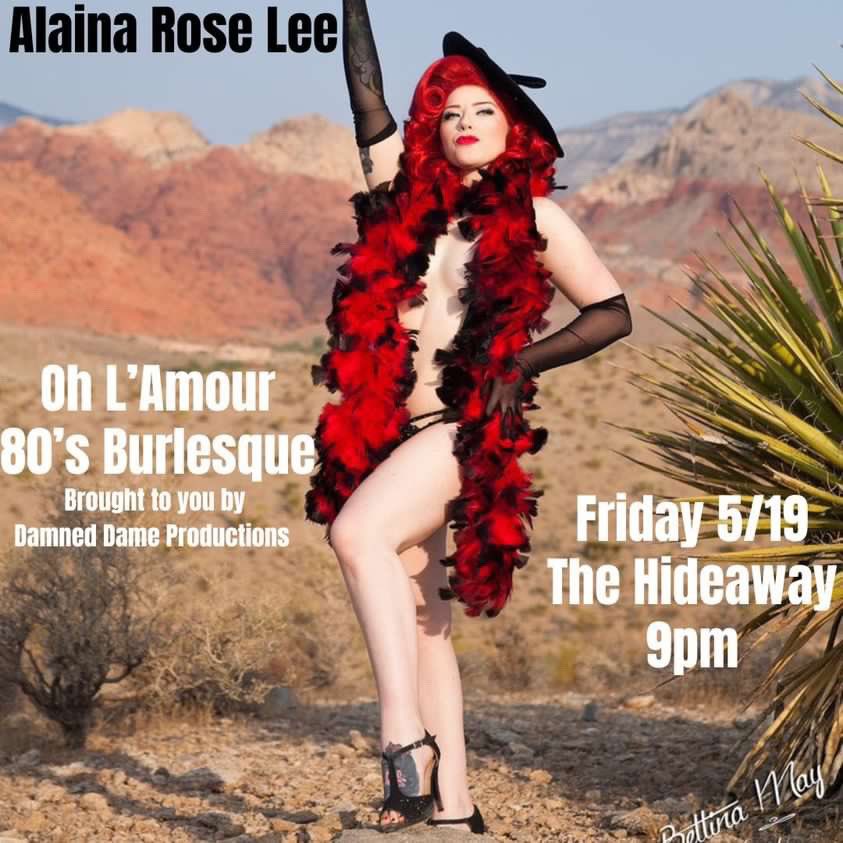AlainaRoseLee's tweet photo. Performing May 19th! Come check out this cast of beautiful babes on the Cruelest weekend!
Alaina Rose Lee promo photo by @bettinamaystudios 📸
Oh L’Amour: An 80’s Burlesque Show. https://t.co/jb290sU0Qe