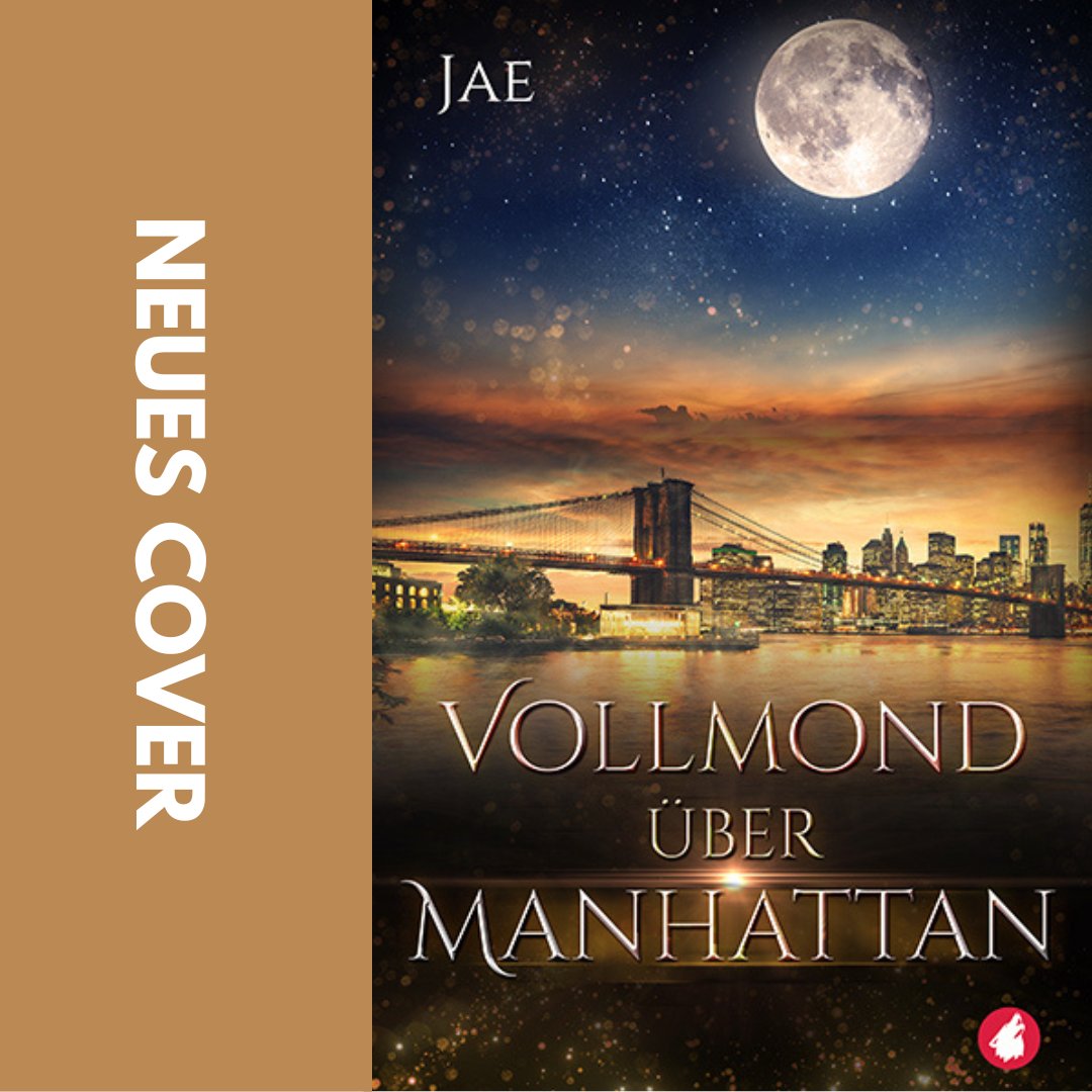 Gelegentlich bekommt einer unserer Klassiker ein neues Cover. Ab nächster Woche Donnerstag ist „Vollmond über Manhattan“ von @JaeFiction überall mit dem neuen Cover erhältlich. Auf der Buchmesse in Leipzig haben wir aber noch die restlichen Bücher mit dem alten Cover dabei.