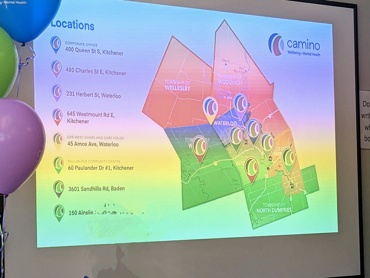 ColleenjamesKC's tweet photo. Collaborations are essential for a thriving Community. Yesterday, I attended the unification of three organizations in #watregion @Carizon @kwcounselling and @monicaplace who are now @CaminoWellbeing.
Congrats to everyone involved.
It was great to see all of the support. https://t.co/VhF34m5HV9