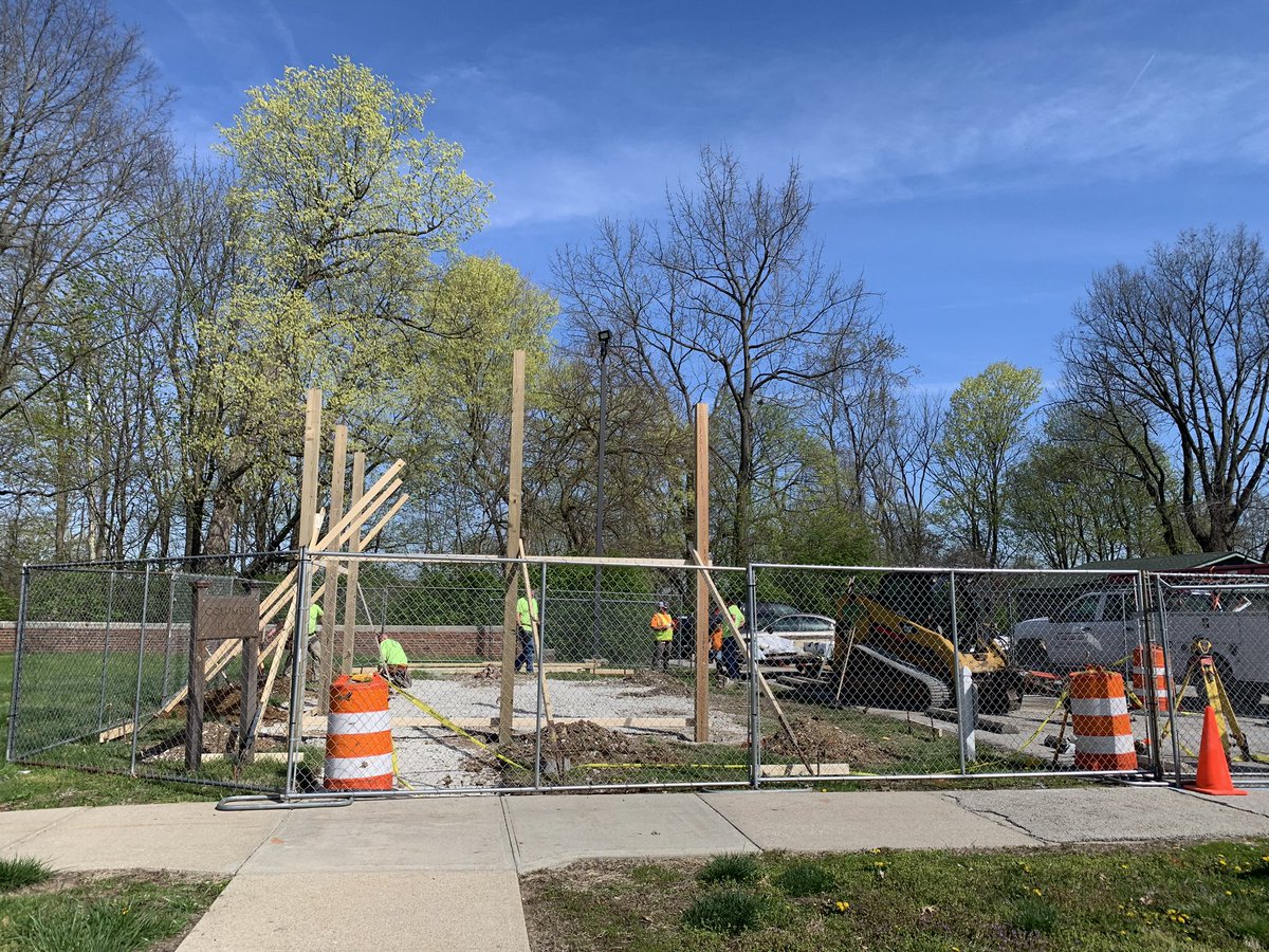 GibaultInc's tweet photo. 🚧🏗🦺🚧🏗🦺🚧🏗🦺🚧
We are under construction!
🚧🏗🦺🚧🏗🦺🚧🏗🦺🚧

Gibault’s Life-Changing Ladies and the Vigo County Guys Who Give philanthropy groups funded a FAMILY VISITATION PAVILION for our campus - and work started yesterday! 
🌞☀️🕶️👏❤️
#lifechangingopportunities https://t.co/JXf4ZbkBue