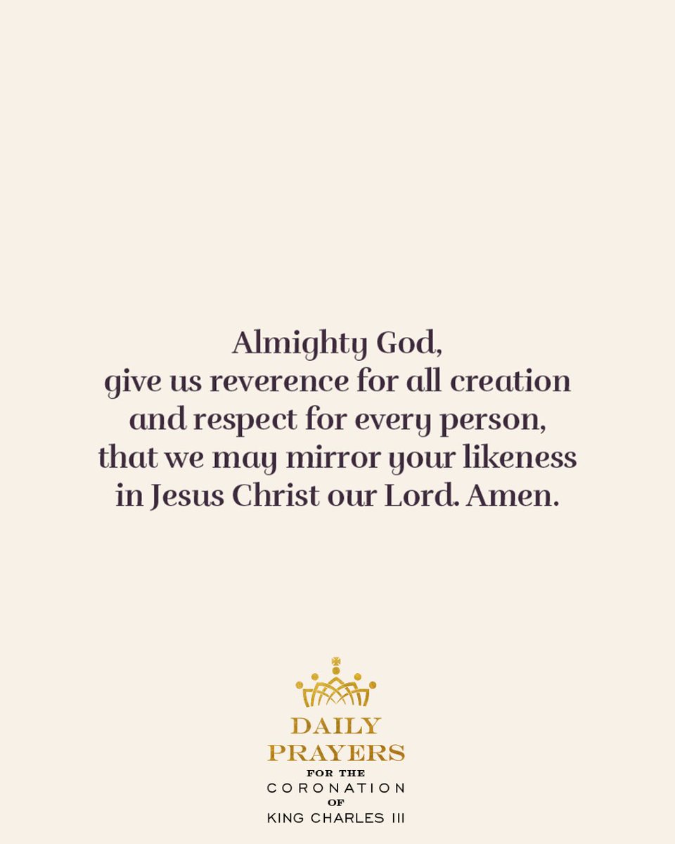 ArchbishopSarah's tweet photo. As we pray for King Charles today, we remember His Majesty’s support for religious freedom – and give thanks for the different cultures and religious communities of our nation.
 
Join us in daily #CoronationPrayers: https://t.co/1lo7QPXoU0 https://t.co/EF14xg2ZRd