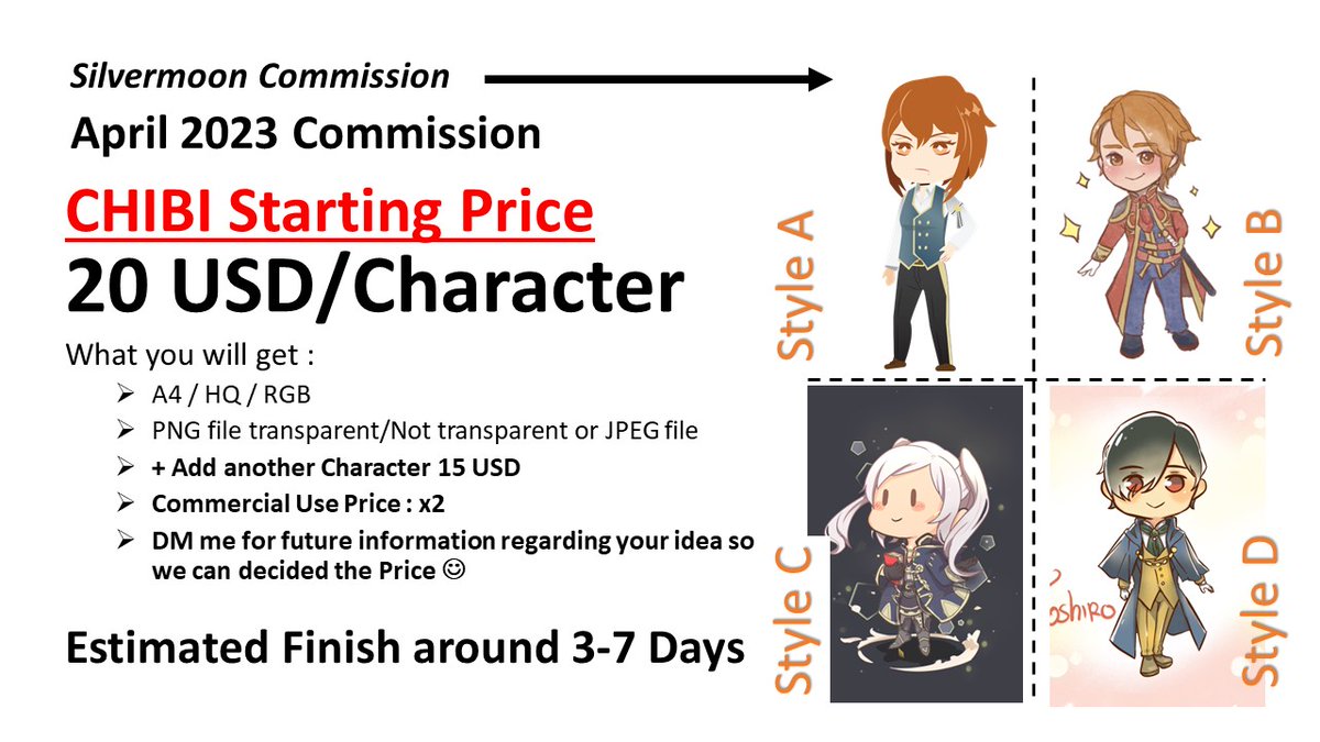silvermoon0808's tweet photo. Hi! My c0mmissi0n price starting this month! DM me if you interested! https://t.co/51PseKW0xn