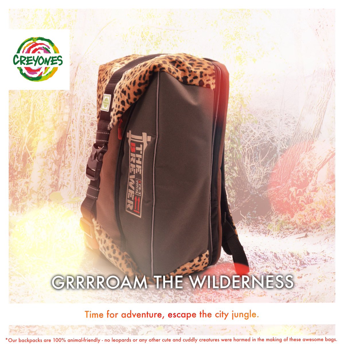 creyones_com's tweet image. *Our backpacks are 100% animal-friendly, no leopard or any other cute and cuddly creatures were harm in the making of these awesome bags 😝 🤣#highqualityhandmadebackpacks ##madeinczechrepublic #menbackpack #panskybatoh #damskybatoh #womenbackpack #batohy #travelbackpack #praha