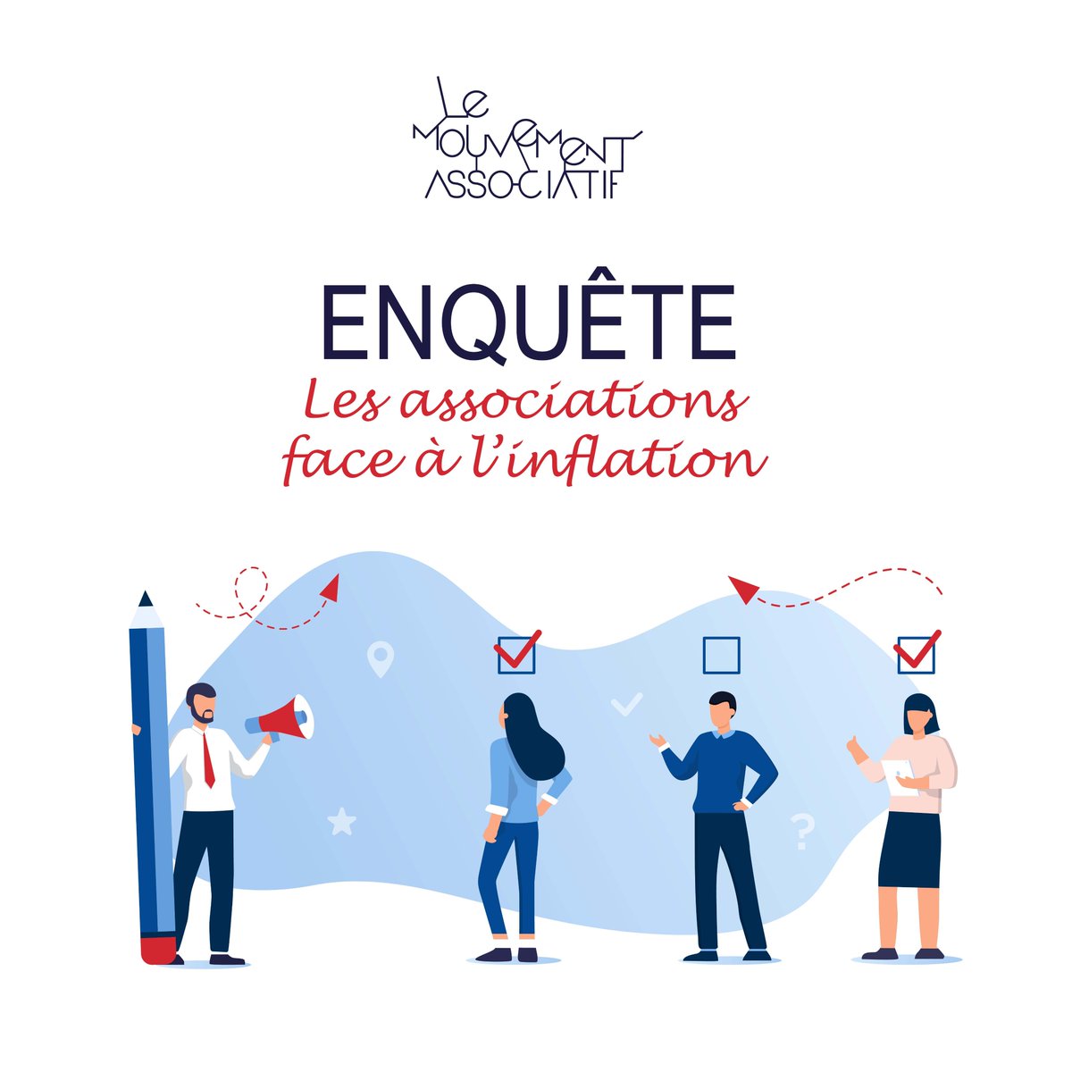 💸 QUEL EST L'IMPACT DE L'INFLATION SUR LES ASSOCIATIONS❓️
🔎 Pour découvrir les résultats de l'enquête et échanger autour des solutions de soutien et d'accompagnement 

📆 RV au webinaire de mardi 18 avril de 10h à 11h30 
👉 Inscriptions : lnkd.in/e-DJZm46