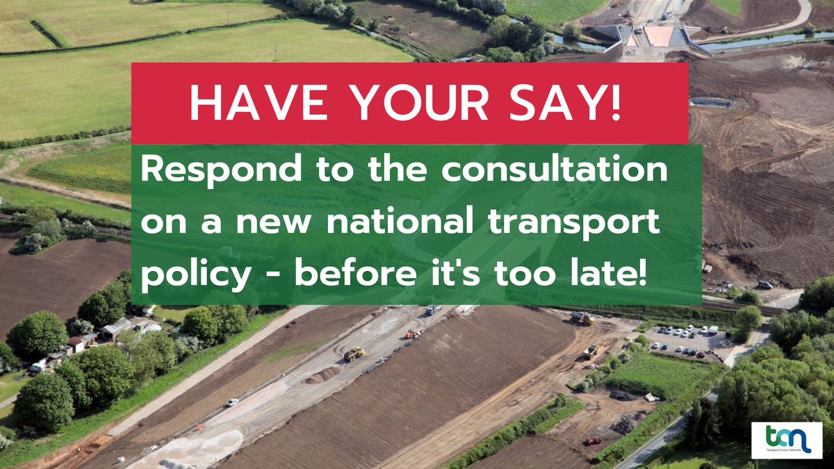 You have a chance to shape transport policy for the next 5 - 10 years. Take it! 

Respond to the consultation today. It's easy to edit and personalise your letter actionnetwork.org/letters/better…
