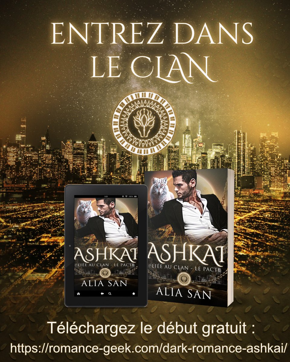 ChaniBrooks's tweet photo. Oups! J'ai oublié de partager ici! Pour avoir le début gratuit de ma dark romance mafia loup garou c'est ici 🐺 https://t.co/gQ45CQp1FD
#darkromance #darkromancemafia #romancemetamorphe #romanceparanormale https://t.co/3lo7FwglVk