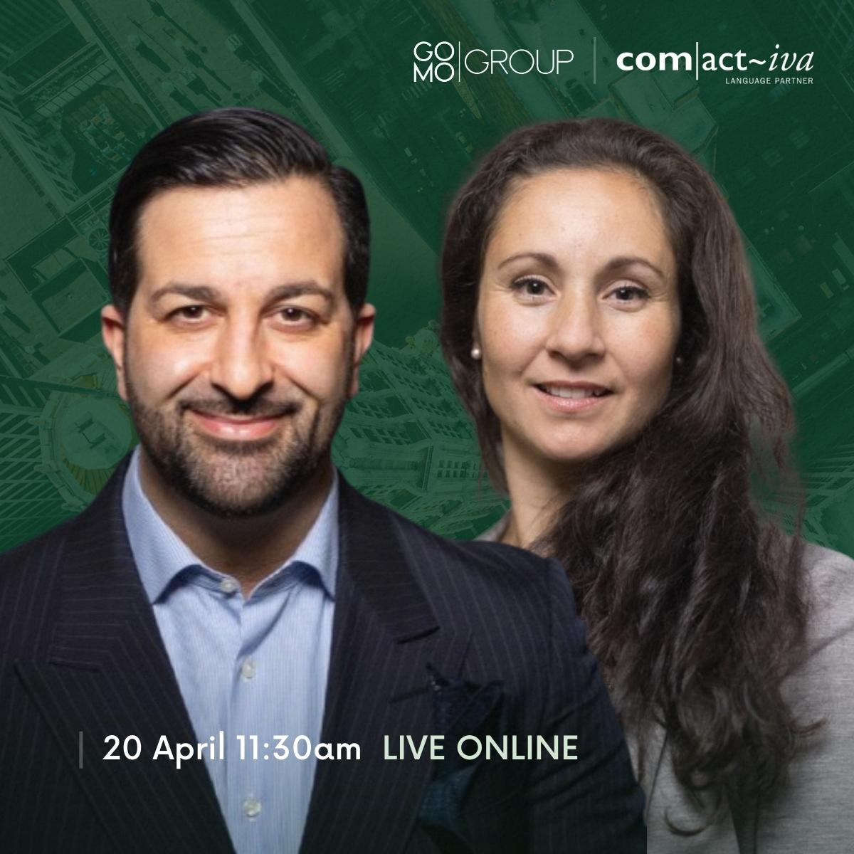How AI Technology is Changing the Game for Localization Efforts. On camera - Gabriella Rudström, Professional translator &amp; CCO at Comactiva Language Partner and Gabriel Ghavami, Founder &amp; CEO of digital marketing agency GoMo Group. Register here: eu1.hubs.ly/H037xm80