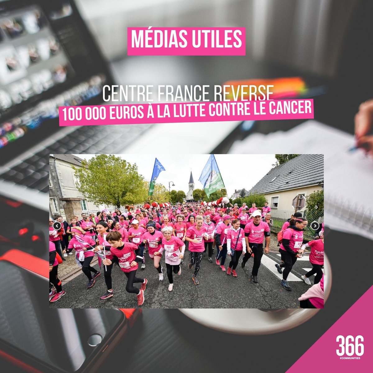 [CORRESPONDANCES LOCALES #153]

Cette semaine :

🌳 L'événement Positive Day organisé par Positive Company et 366
🎯 L'intervention de 366 avec Marien Lavoir à la conférence Petit Web
🏃🏻‍♂️Les Foulées Roses de Centre France récoltent plus de 100 000€ pour la lutte contre le cancer