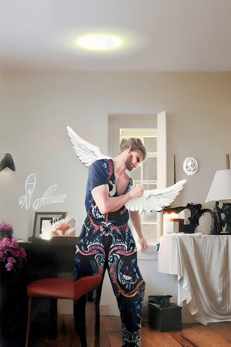 PeKing2008's tweet photo. Angel going to psych party https://t.co/UYqRQbKFCh