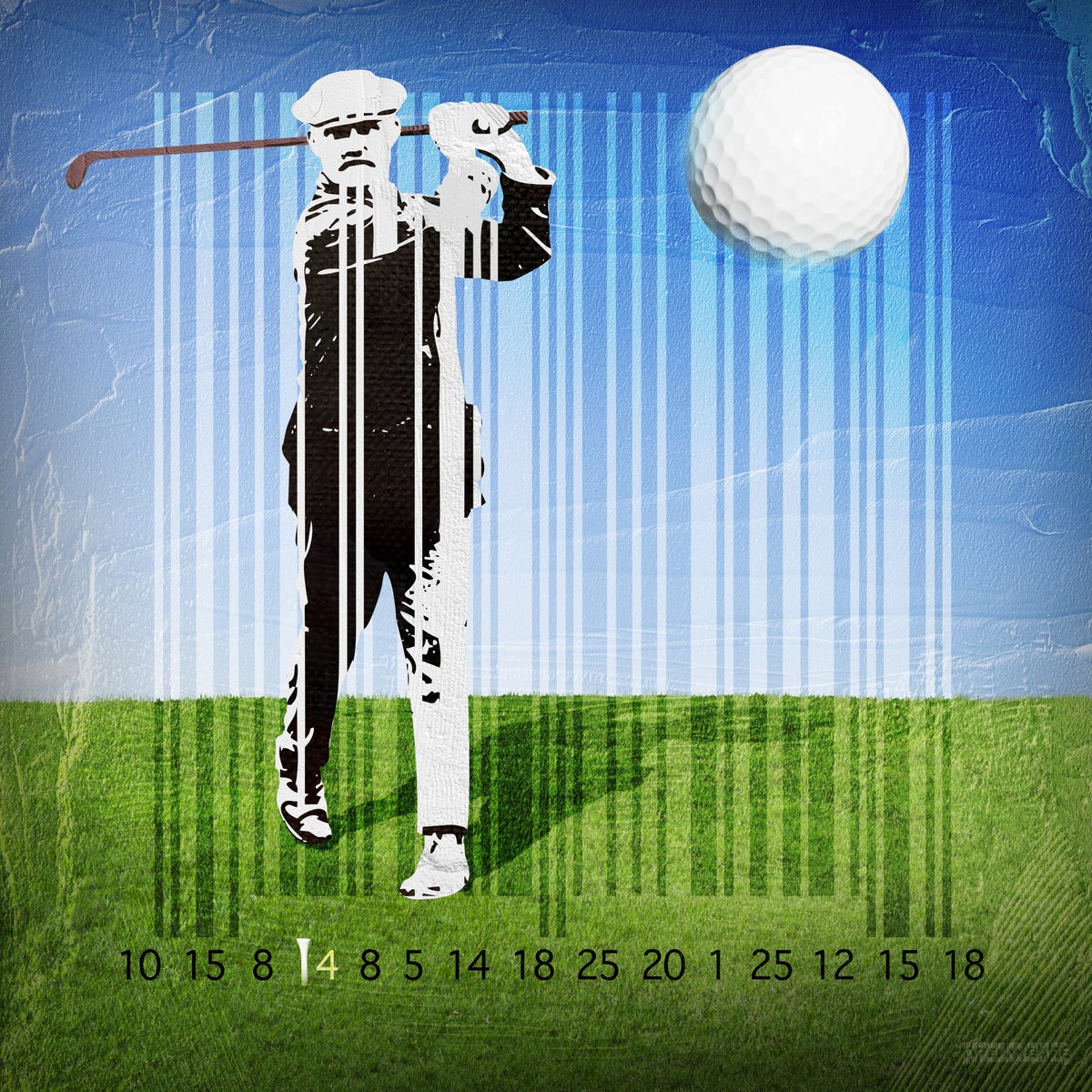 OpenWeAre's tweet photo. Come discover our latest #NFT inspired by one of the greatest golfers of all time, #John Henry Taylor! This one-of-a-kind artwork pays tribute to the legacy and playing technique of the legendary golfer. #digitalart https://t.co/pofhapvVr2