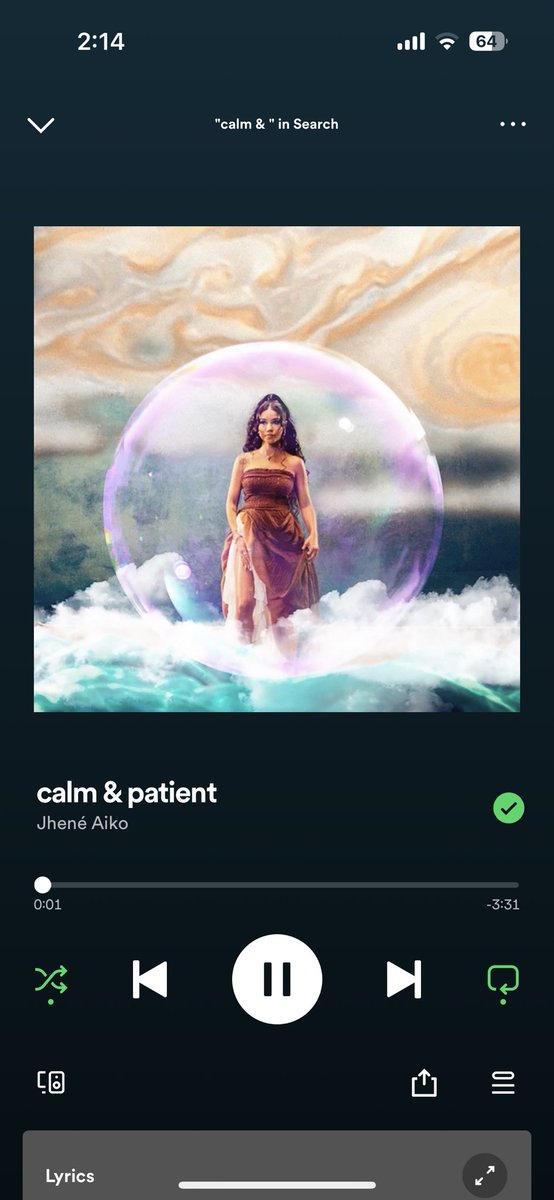 MANUELCAV's tweet photo. me listening to calm &amp; patient by @JheneAiko https://t.co/rj0vdQnx8u