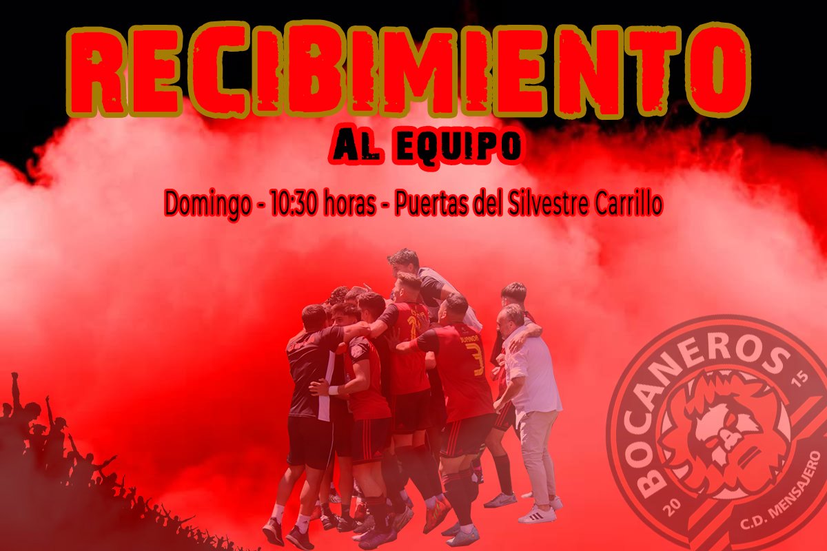 LaBocanaCDM's tweet photo. Queda trabajo, pero el domingo el Carrillo será una olla a presión

Vamos a recibir a nuestros jugadores al llegar, que sientan que es un día especial

¿NOS ACOMPAÑAS? 🥰

Después todo será una fiesta, y pase lo que pase: ⛔️ Invasión - 🥳 Si hay algo que celebrar, desde la grada https://t.co/tDlKxOZ9Gl