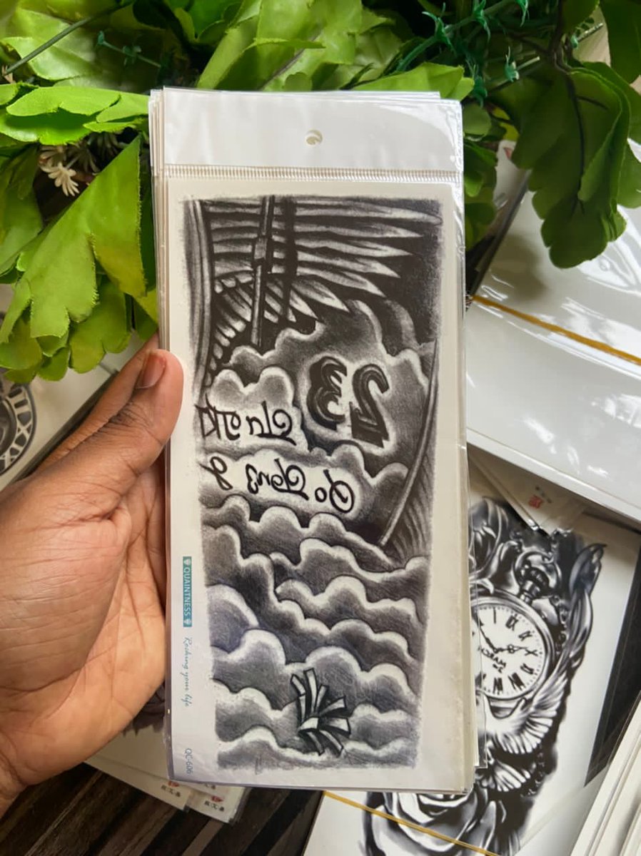 WendyMercy4's tweet photo. @Islamic_Coin Get your temporary tattoo sticker at an affordable price.. it lasts 2to3 days depending on how you maintain it.. 07069417426.. location: Lagos State https://t.co/0frBolbc7s