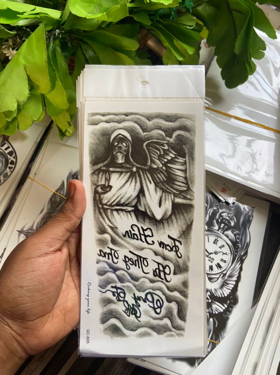 WendyMercy4's tweet photo. @Islamic_Coin Get your temporary tattoo sticker at an affordable price.. it lasts 2to3 days depending on how you maintain it.. 07069417426.. location: Lagos State https://t.co/0frBolbc7s