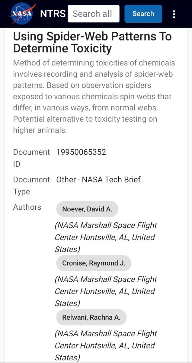 SunitaDevadas's tweet photo. Have we secreatly wondered the effect of #Caffene #Alchohol #RecreationalDrugs n other #NervousStimulants on our system?
Here's an experiment done by @NASA in 1995 on spiders on their web-building ability under the influence of these chemicals
A picture speaks a 1000 words! https://t.co/OQvzNV5V3d