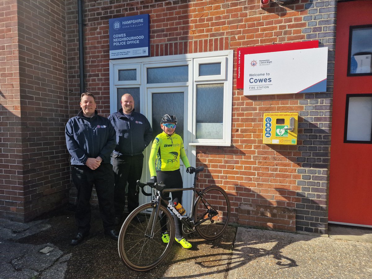 Cowes Fire Station (@cowes72) on Twitter photo Keep your eyes peeled for William today. He is trying to visit as many <a href="/HantsIOW_fire/">Hampshire & Isle of Wight Fire & Rescue Service</a> stations as possible as he trains for a 100 mile challenge raising funds for <a href="/firefighters999/">Fire Fighters Charity</a>.
10 Isle of Wight stations today.
Please read his story and donate here- hantsfire.gov.uk/hartley-wintne… Keep your eyes peeled for William today. He is trying to visit as many <a href="/HantsIOW_fire/">Hampshire & Isle of Wight Fire & Rescue Service</a> stations as possible as he trains for a 100 mile challenge raising funds for <a href="/firefighters999/">Fire Fighters Charity</a>.
10 Isle of Wight stations today.
Please read his story and donate here- hantsfire.gov.uk/hartley-wintne…
