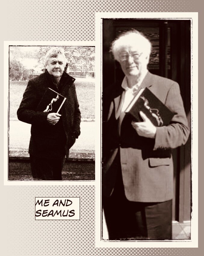   Oh, time to share your pic, ! Happy Birthday  Seamus Heaney. 